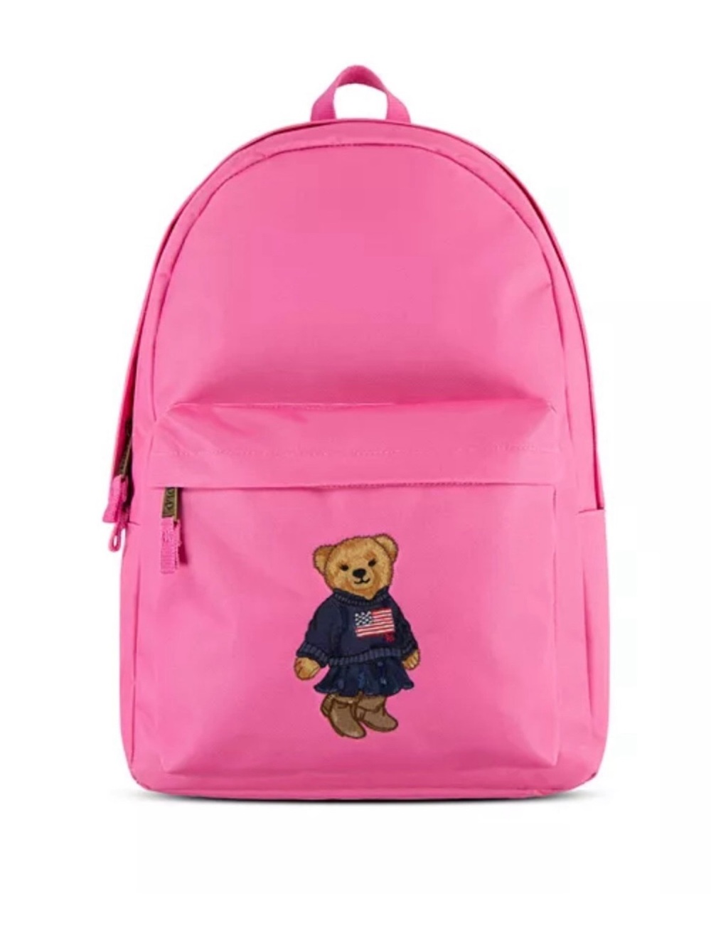 Polo by Ralph Lauren Pink Backpack with Bear Patch